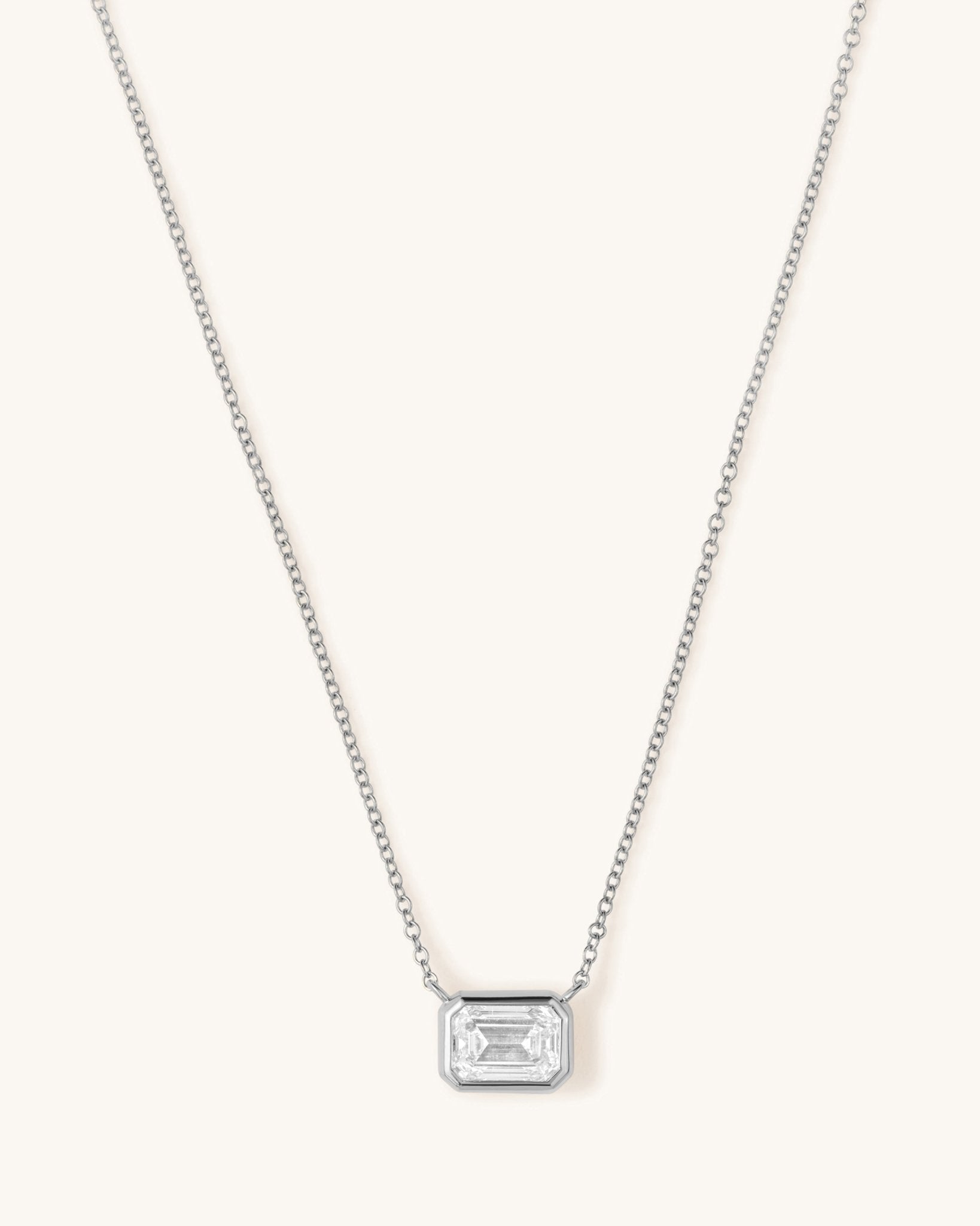 Fancy Diamond Shape Necklace - Sparkle Society