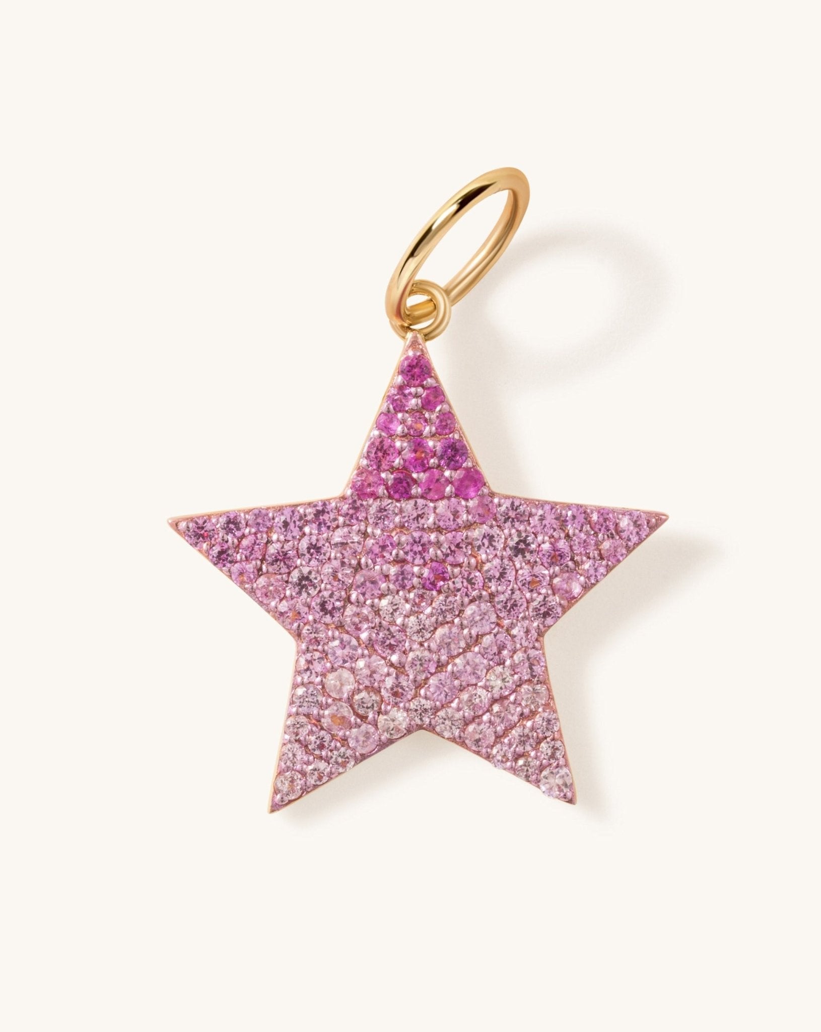 Gemstone Star Necklace Charm - Sparkle Society