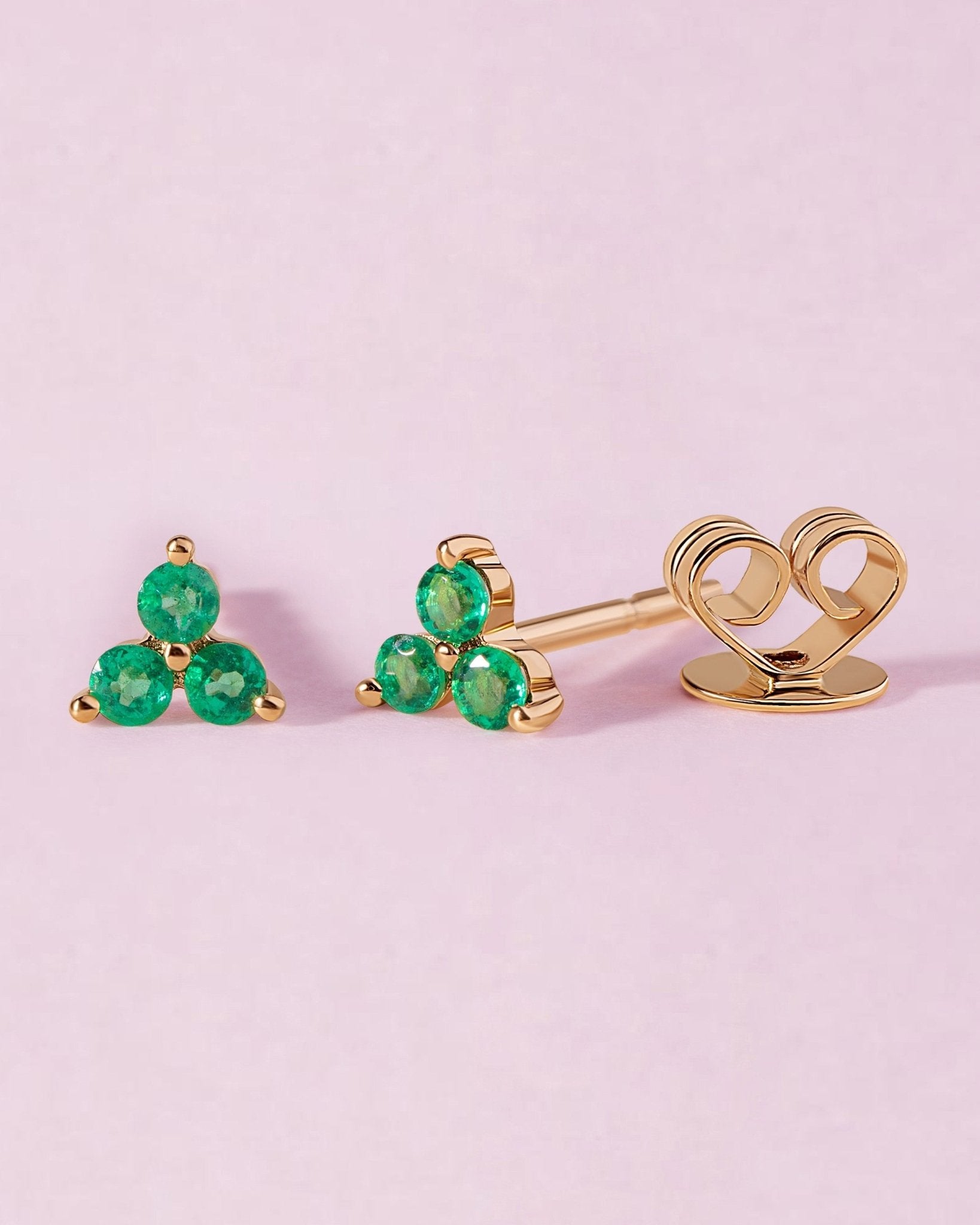 Gemstone Trio Studs - Sparkle Society