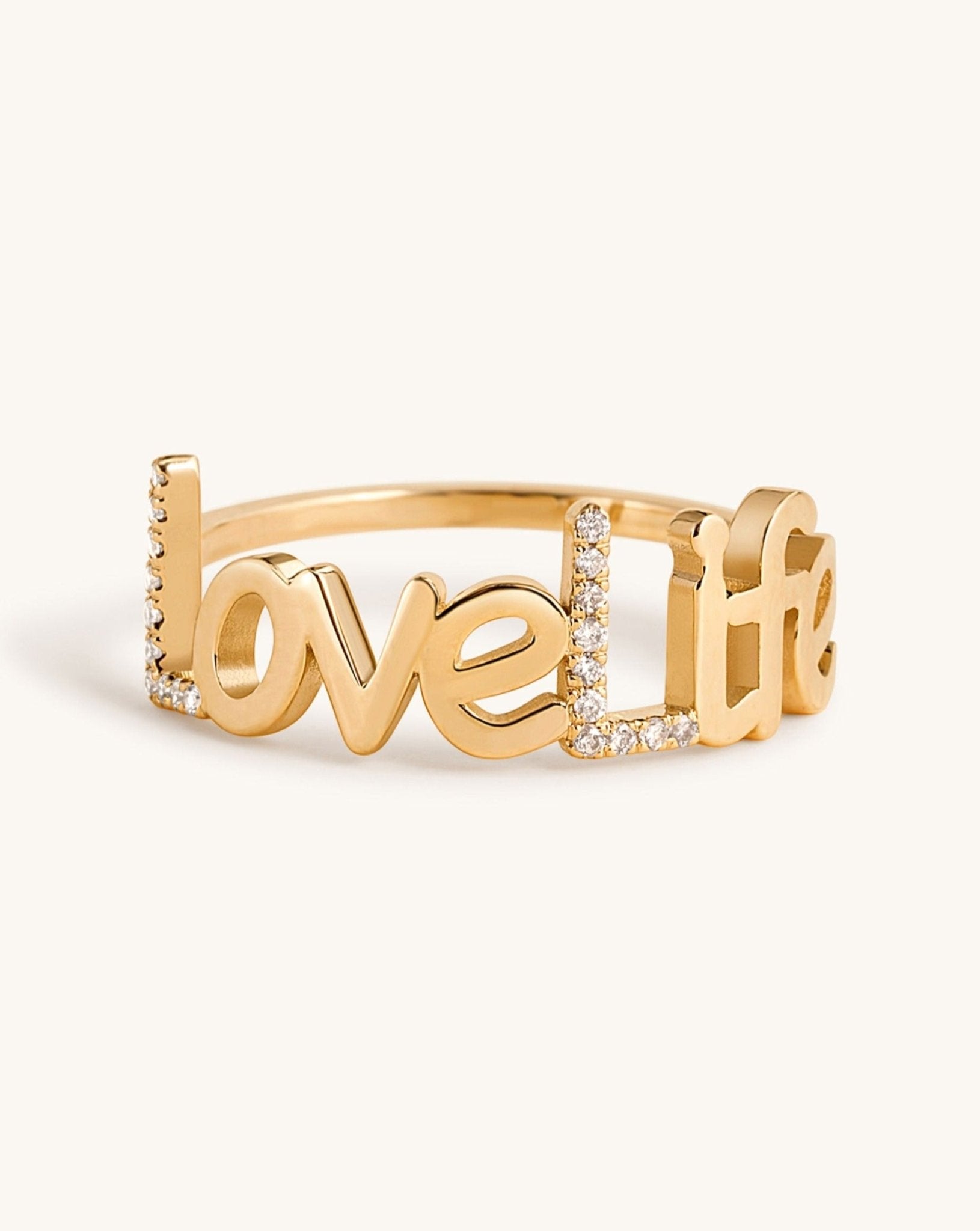 Gold and Diamond Custom Ring - Sparkle Society