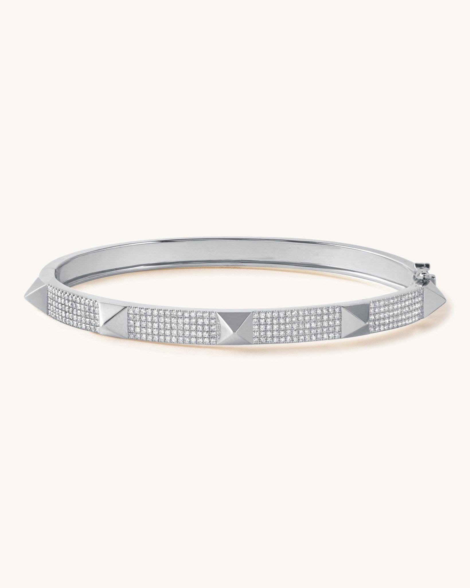 Large Diamond Spike Bangle - Sparkle Society