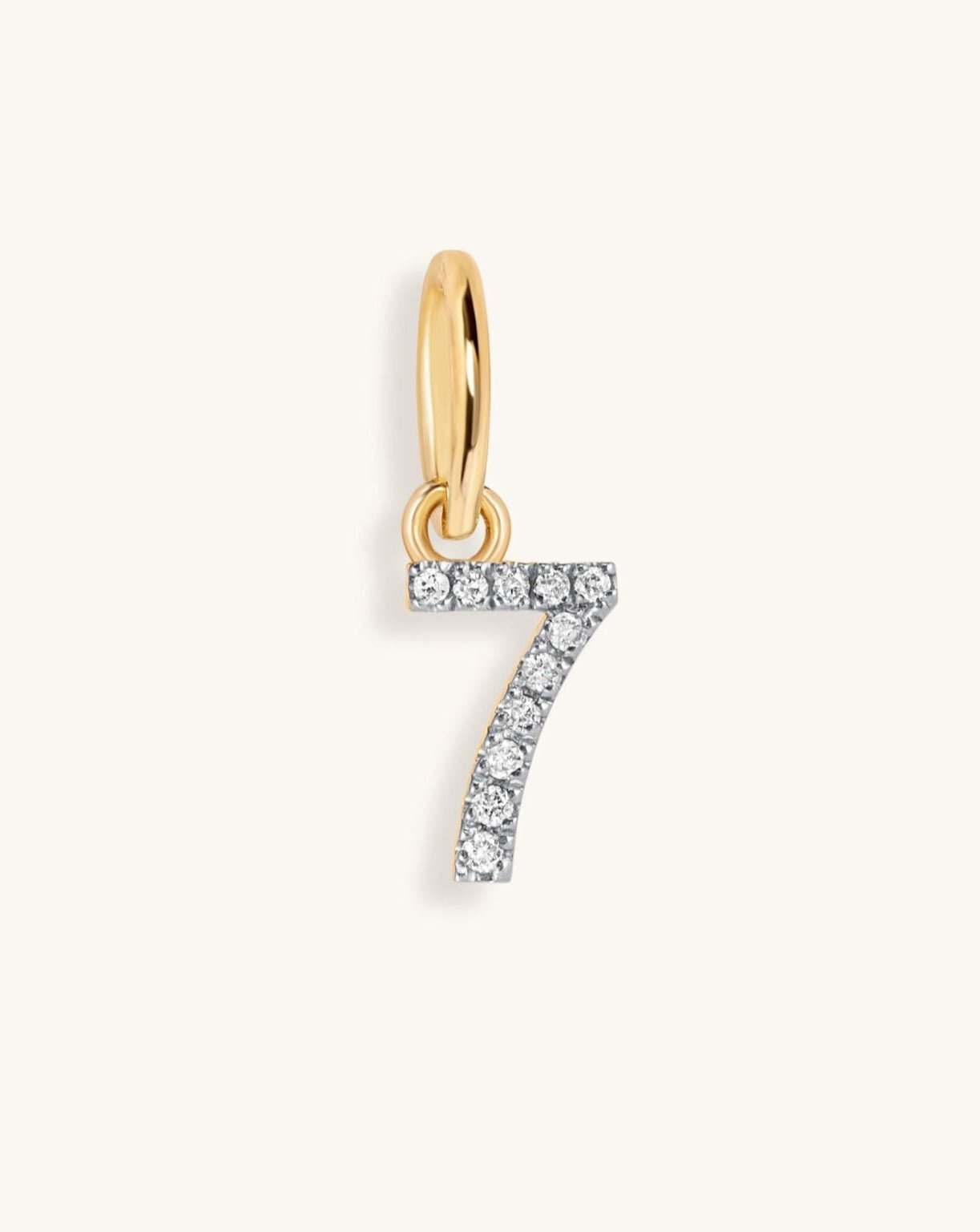 Mini Diamond Number Charm - Sparkle Society