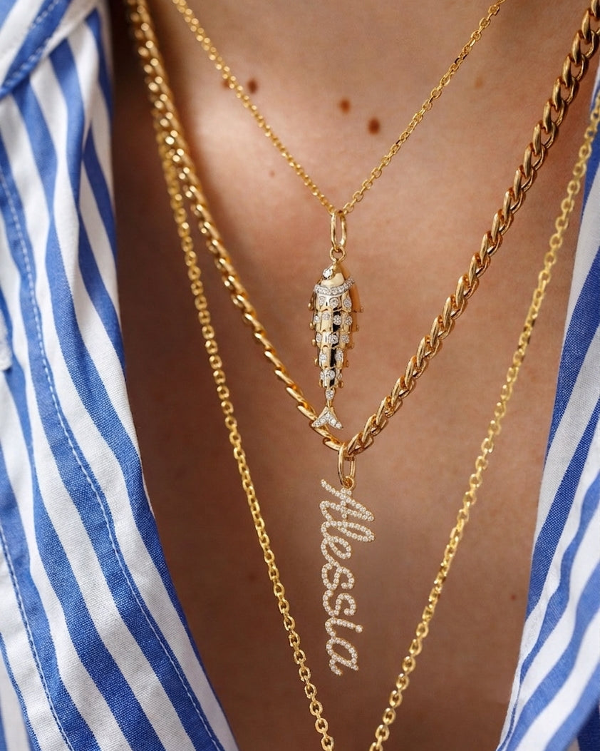 Pave Diamond Custom Charm - Sparkle Society