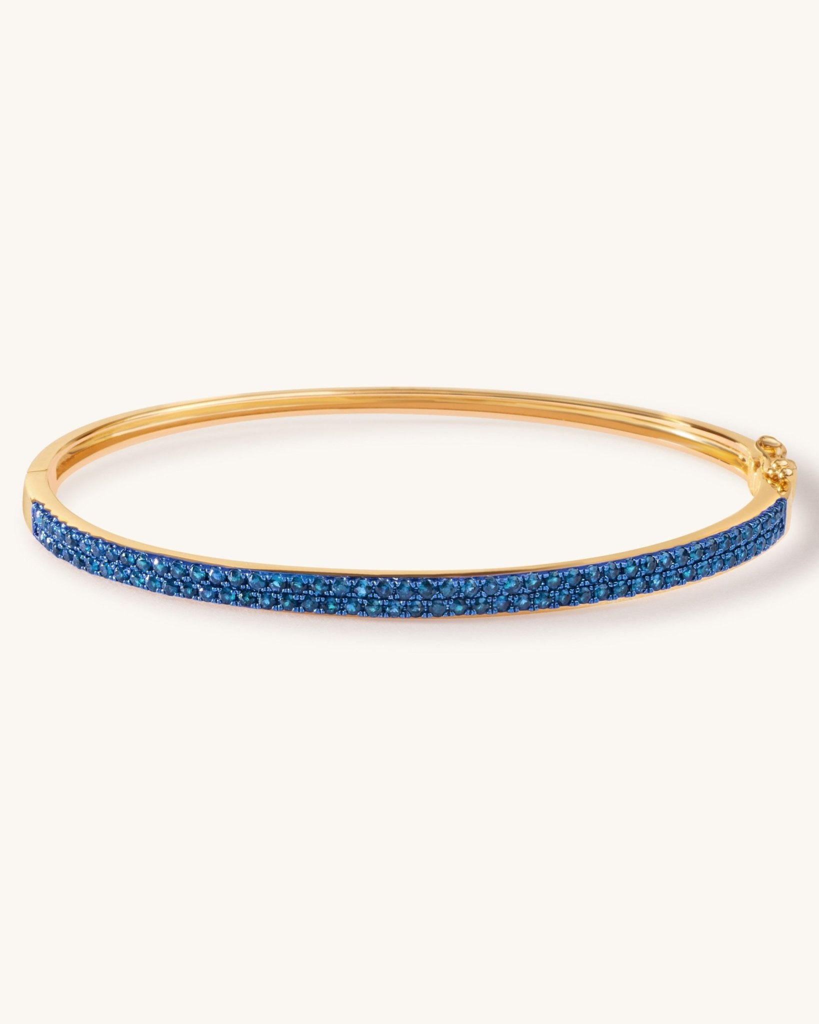 Pave Gemstone Bangle - Sparkle Society
