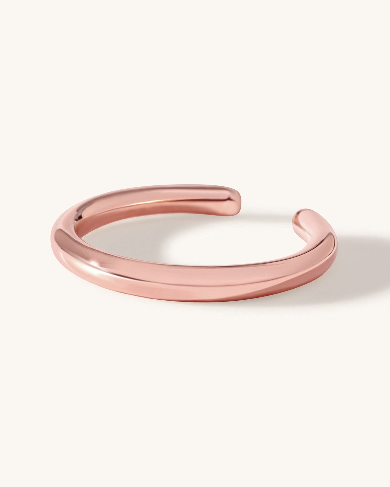 Slim Solid Gold Ear Cuff - Sparkle Society