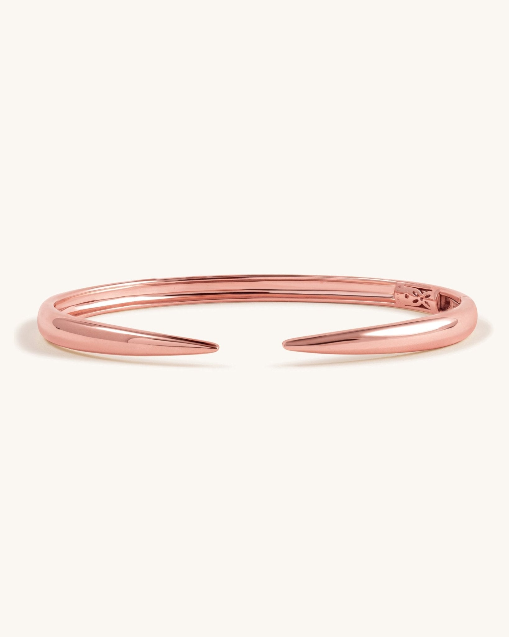 Solid Gold Claw Bangle - Sparkle Society