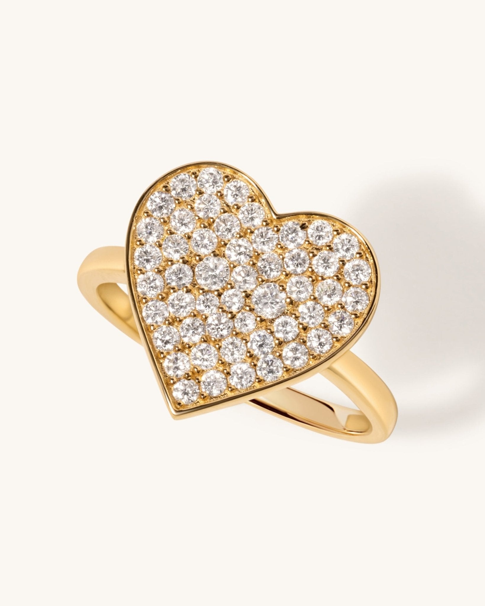 Statement Heart Ring - Sparkle Society