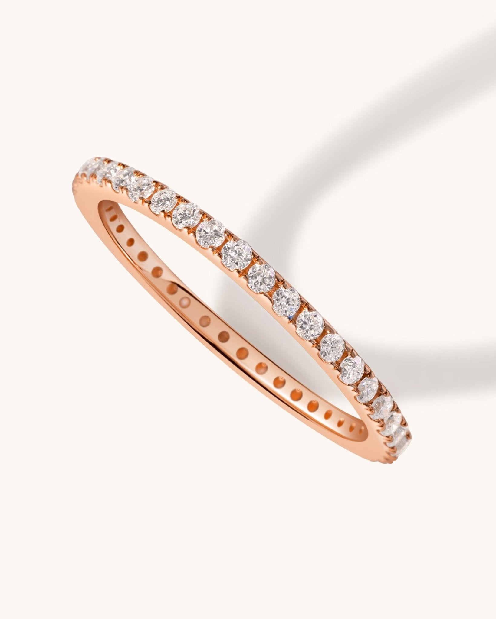Thin Diamond Eternity Band Ring - Sparkle Society