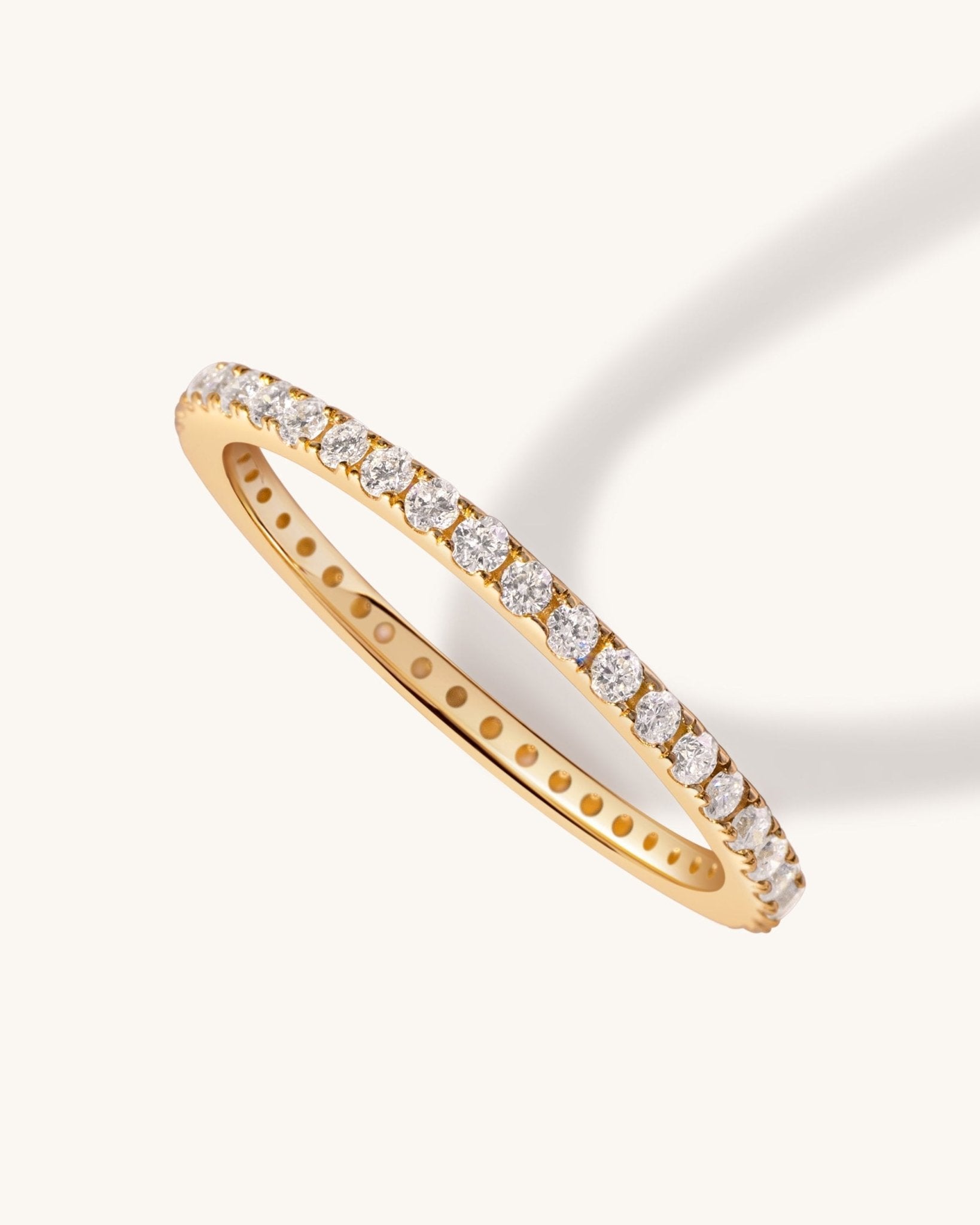 Thin Diamond Eternity Band Ring - Sparkle Society