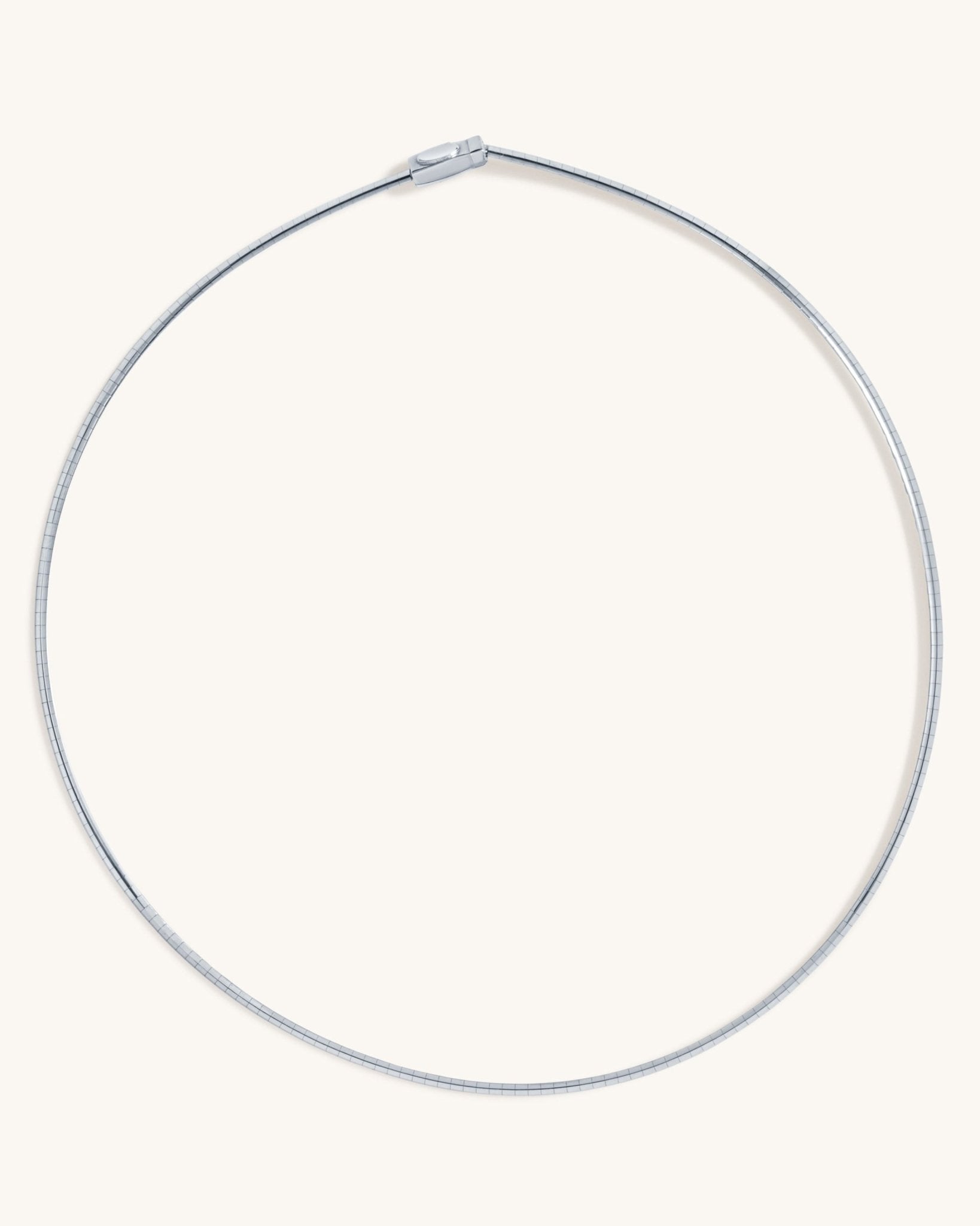 Two Tone Reversible Omega Necklace - Sparkle Society