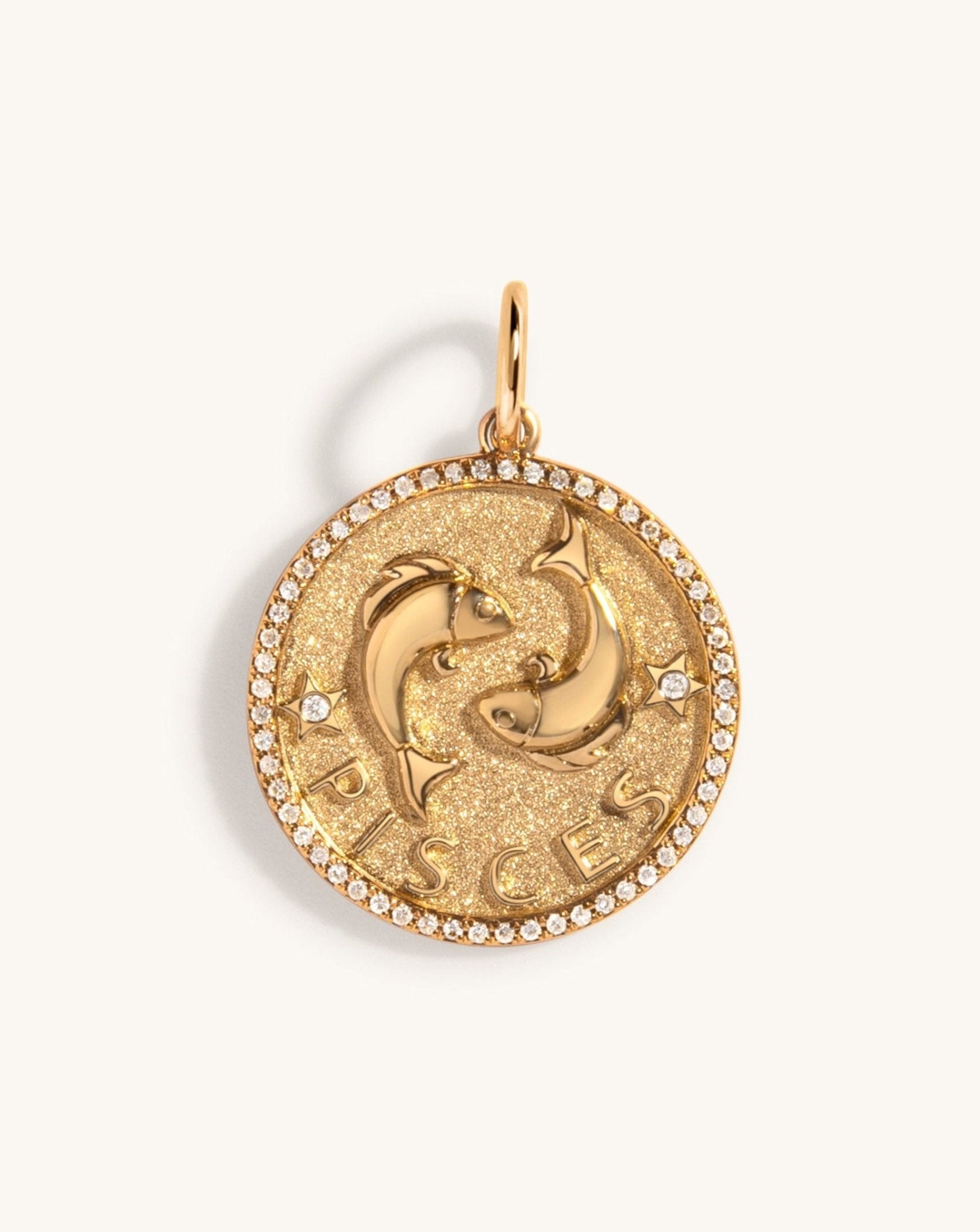 Zodiac Necklace Charm - Sparkle Society