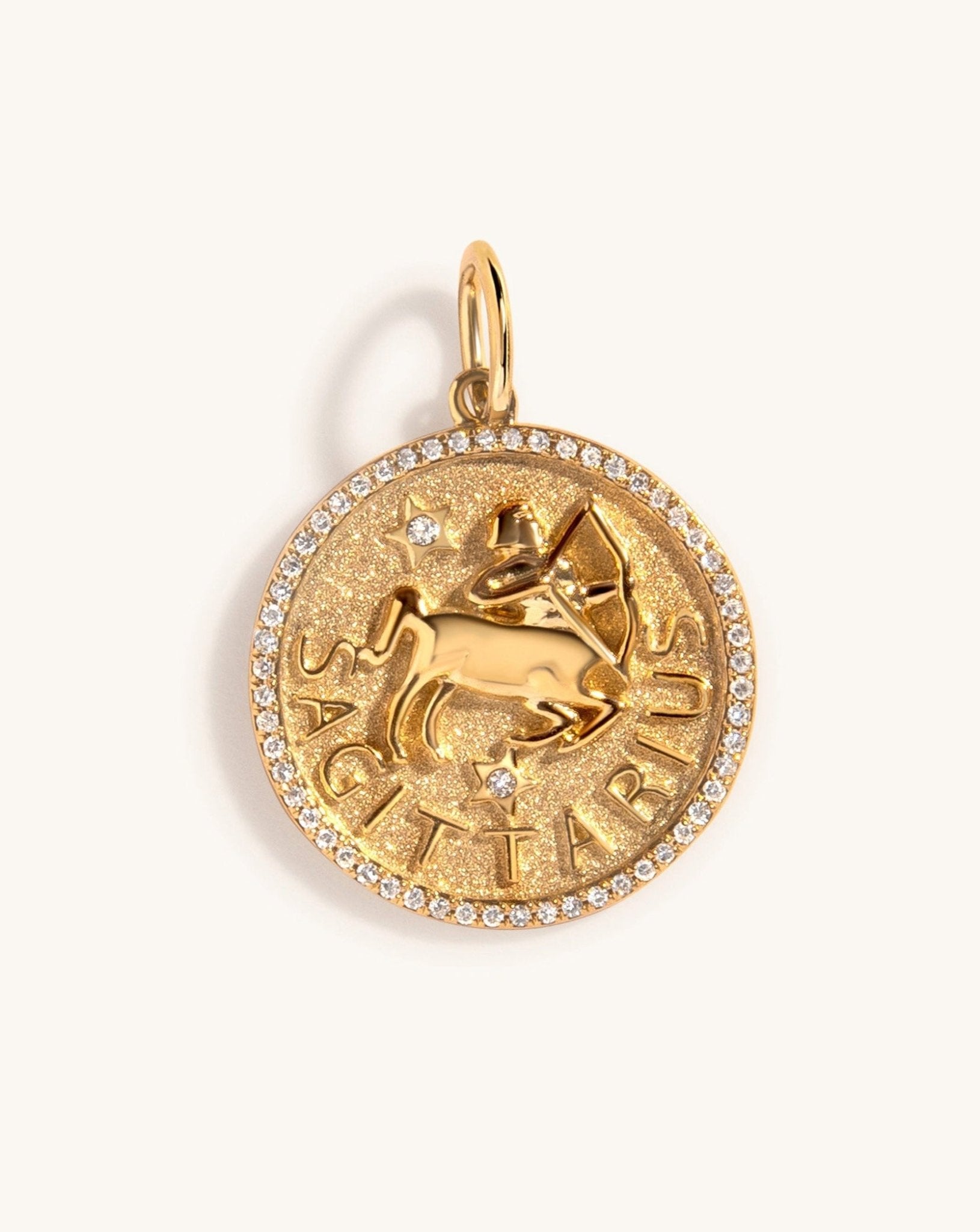 Zodiac Necklace Charm - Sparkle Society