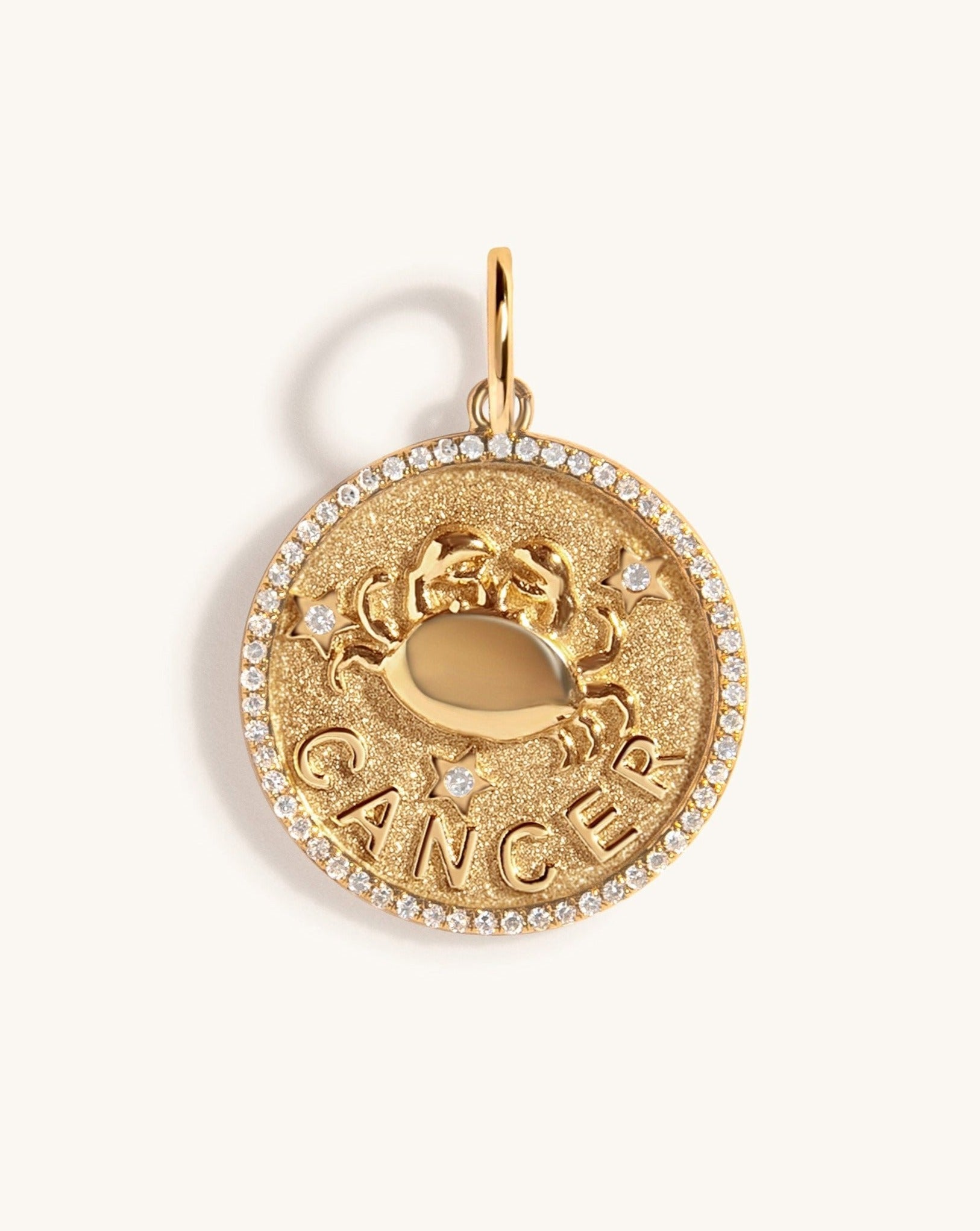 Zodiac Necklace Charm - Sparkle Society