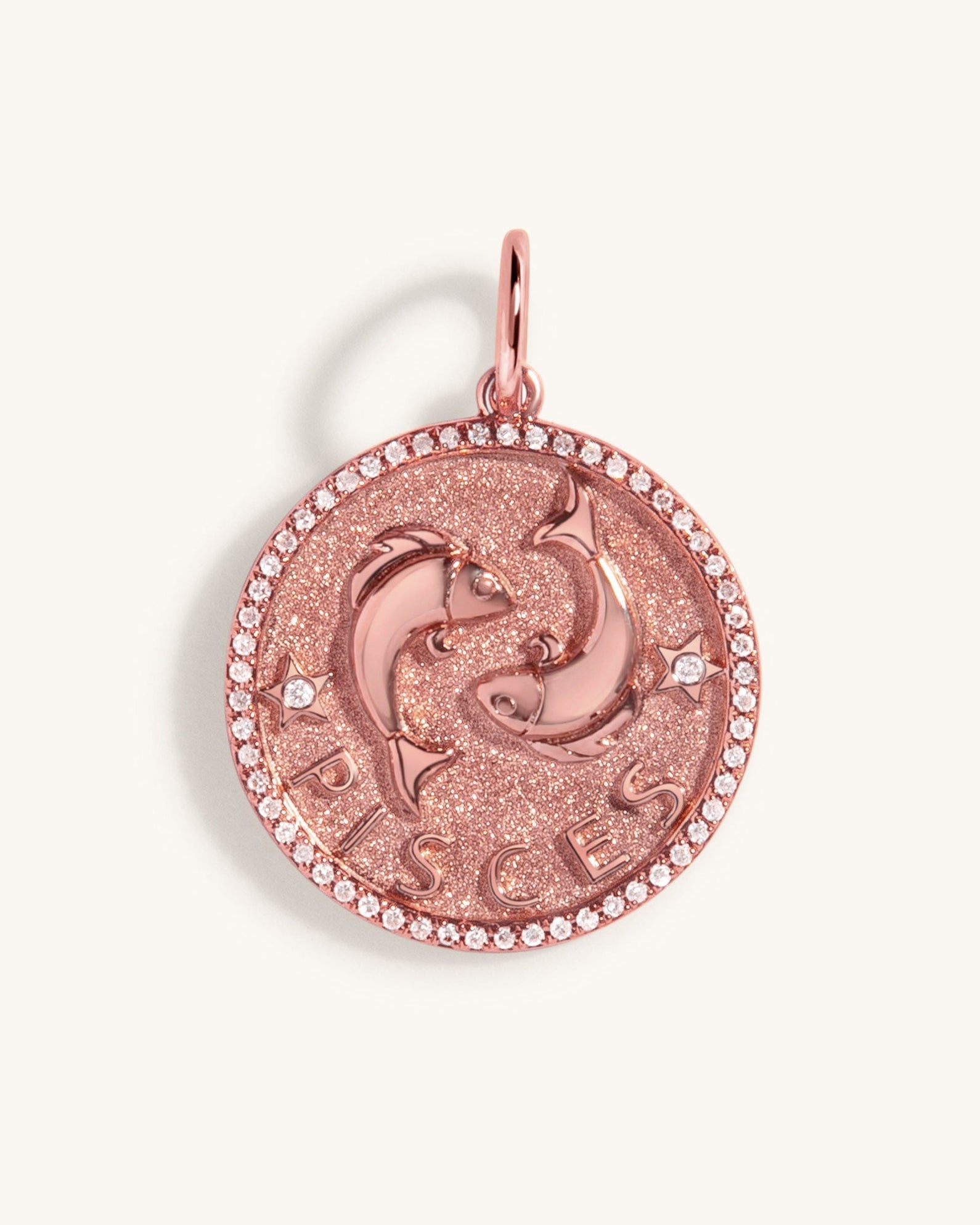Zodiac Necklace Charm - Sparkle Society