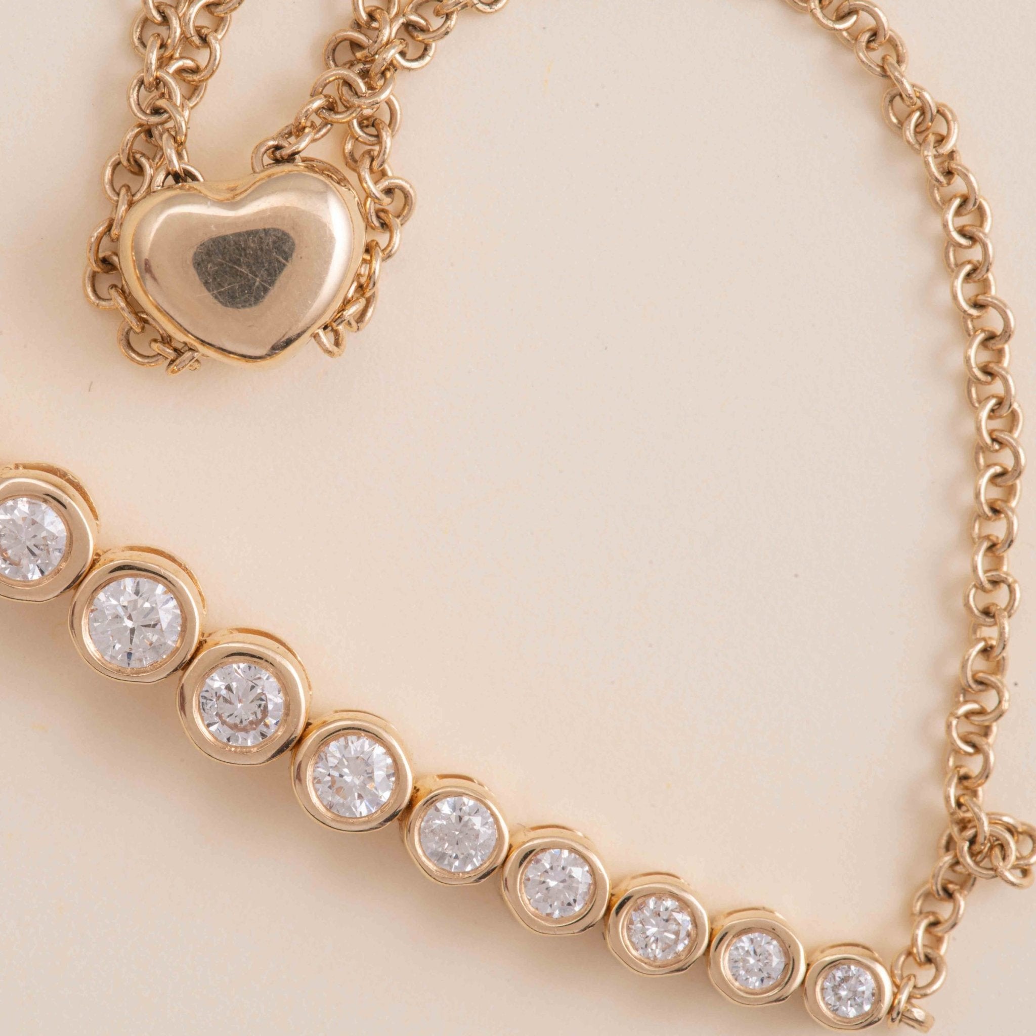 0.63ct Diamond Bezel Bolo Bracelet - Sparkle Society