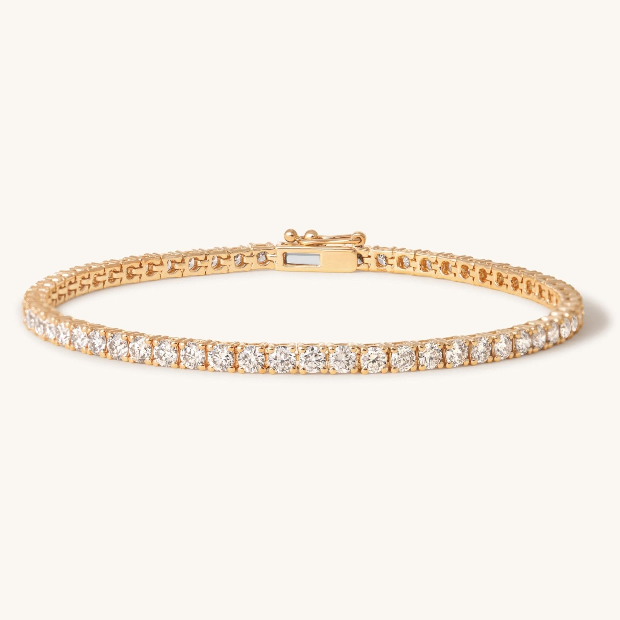3.5ct Diamond Prong Tennis Bracelet - Sparkle Society
