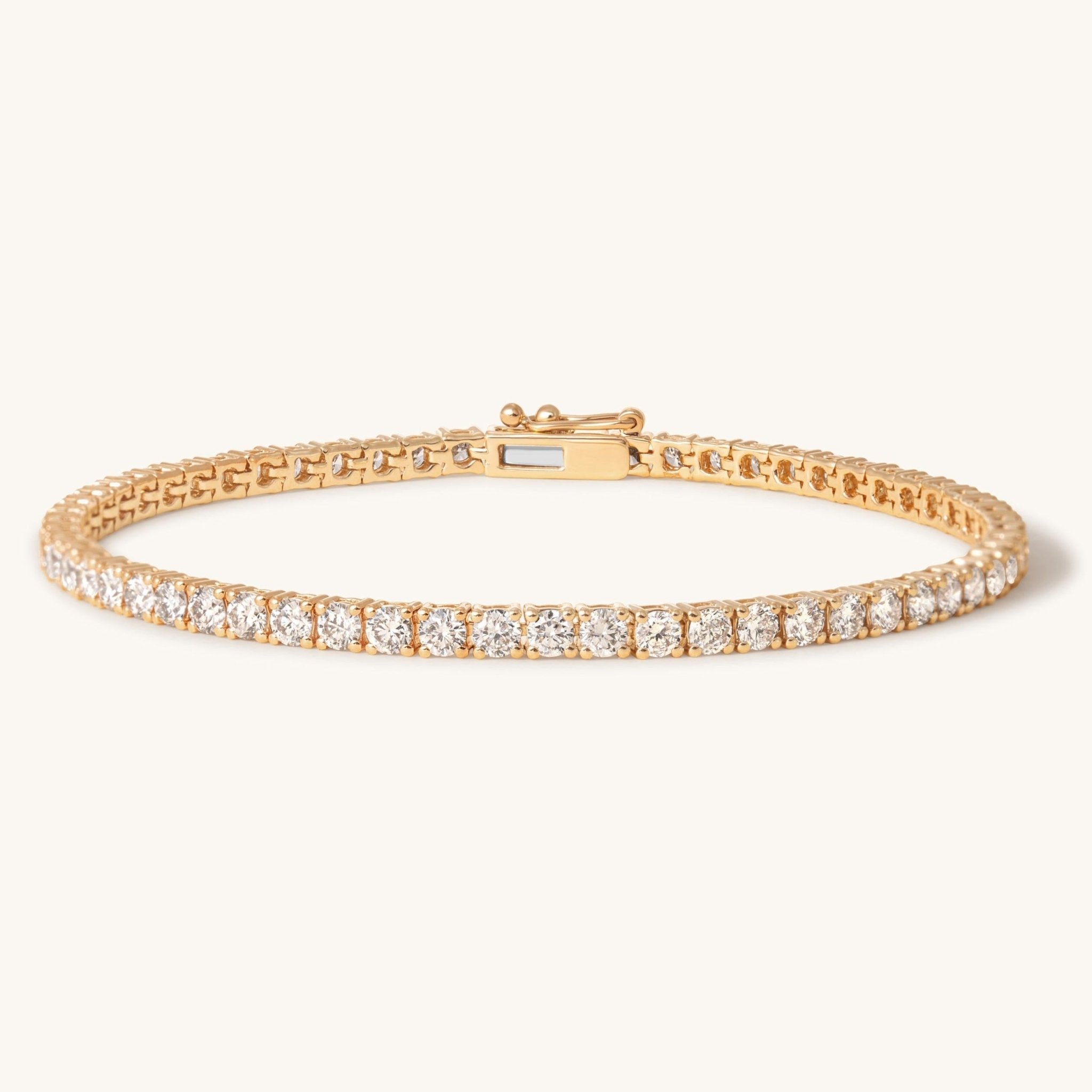 3.5ct Diamond Prong Tennis Bracelet - Sparkle Society