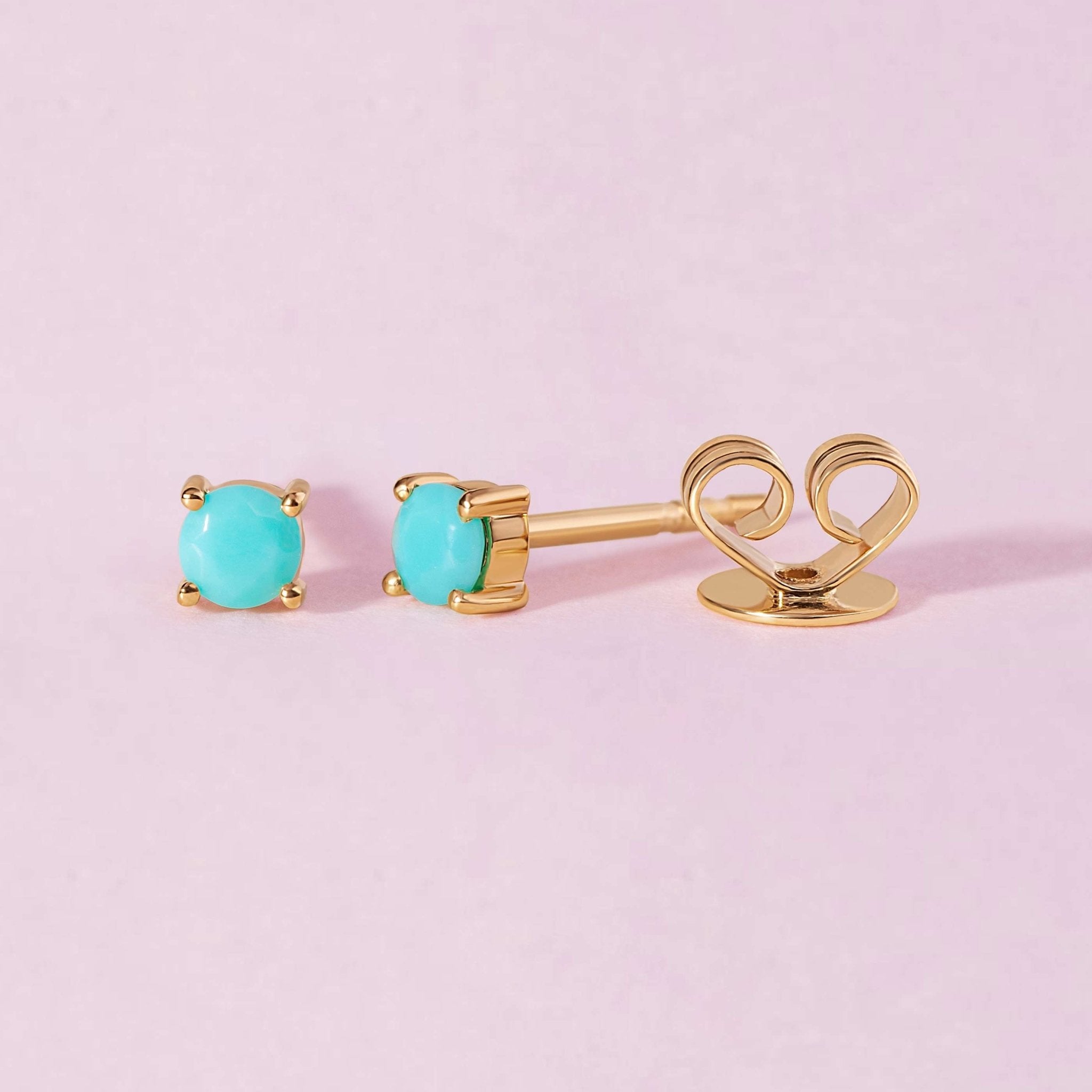 Single Birthstone Prong Studs - Sparkle Society