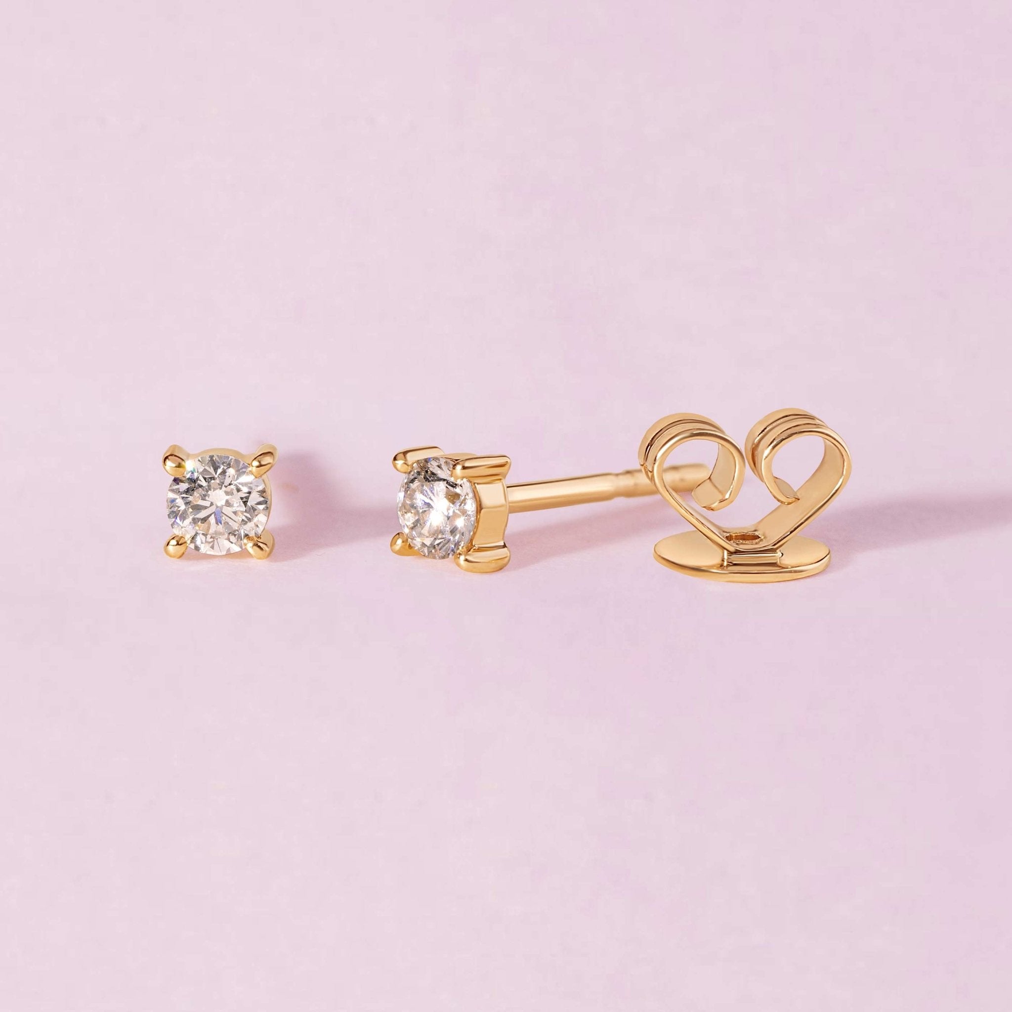 Single Birthstone Prong Studs - Sparkle Society