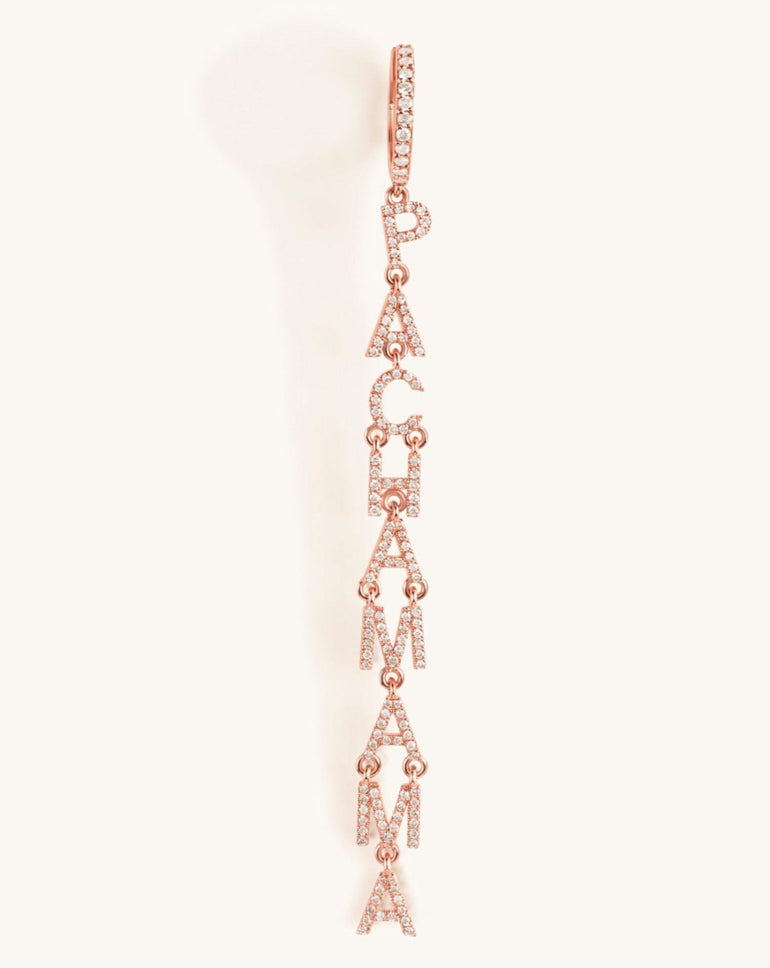 Diamond Custom Drop Earring  - Sparkle Society