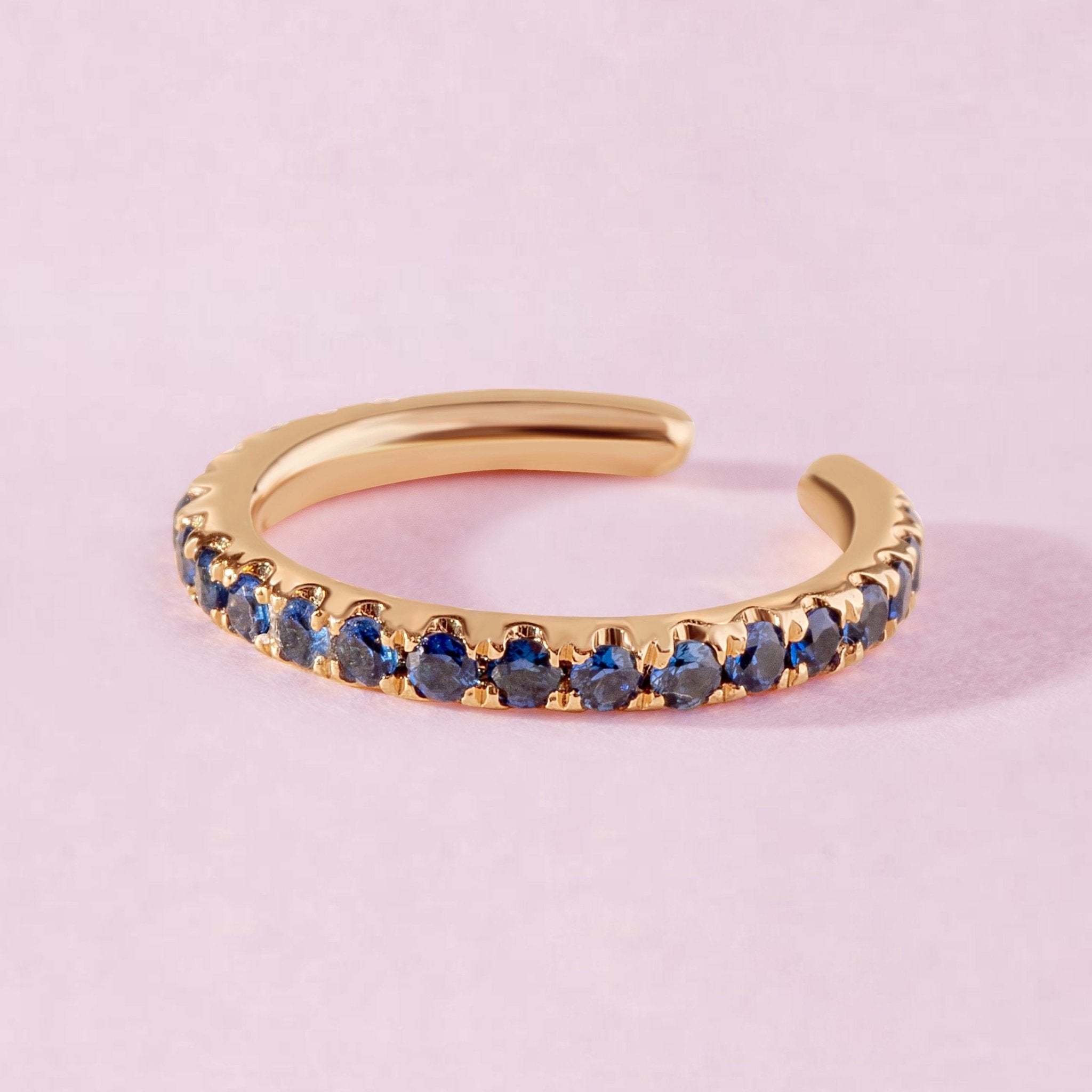 Slim Gemstone Ear Cuff - Sparkle Society
