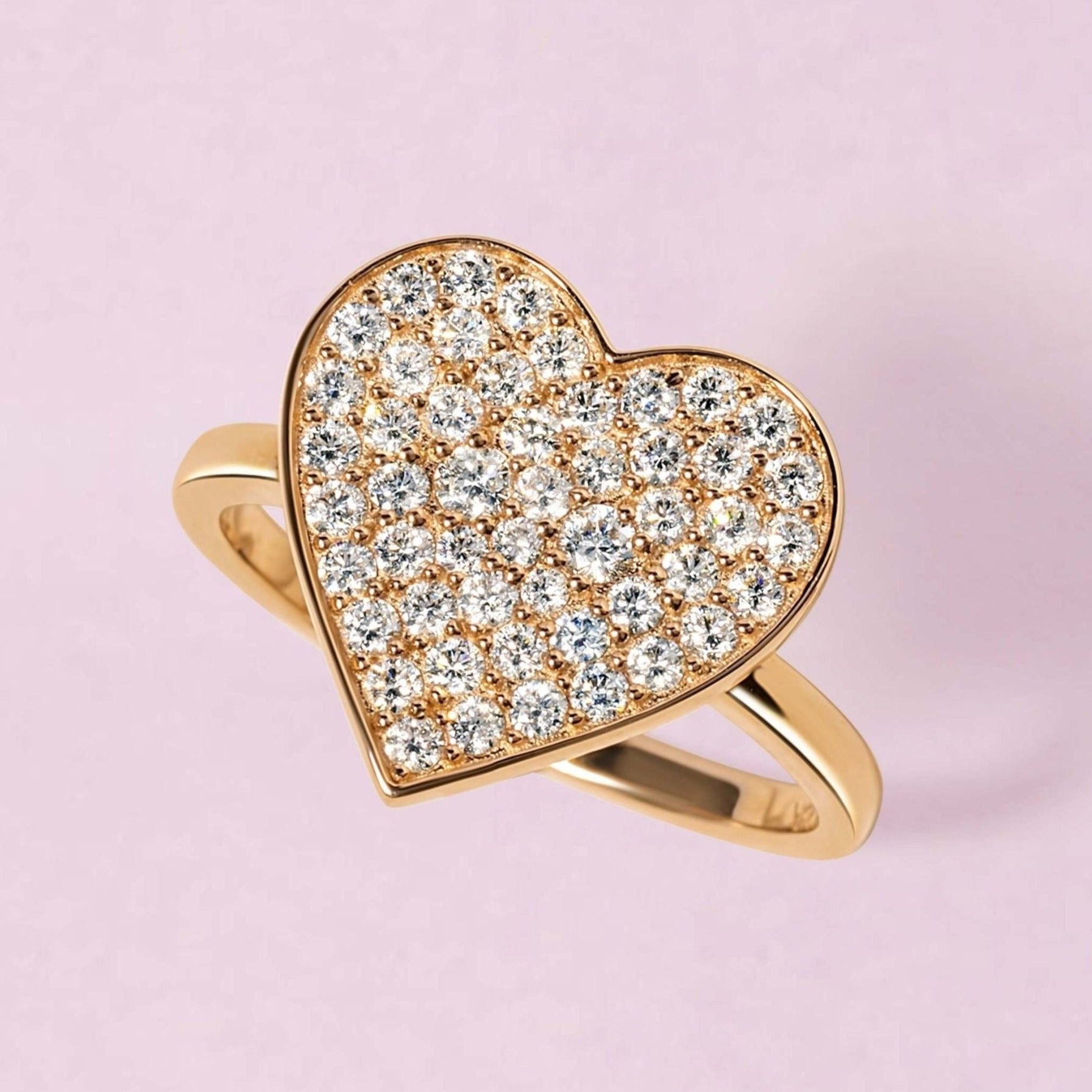 Statement Heart Ring - Sparkle Society