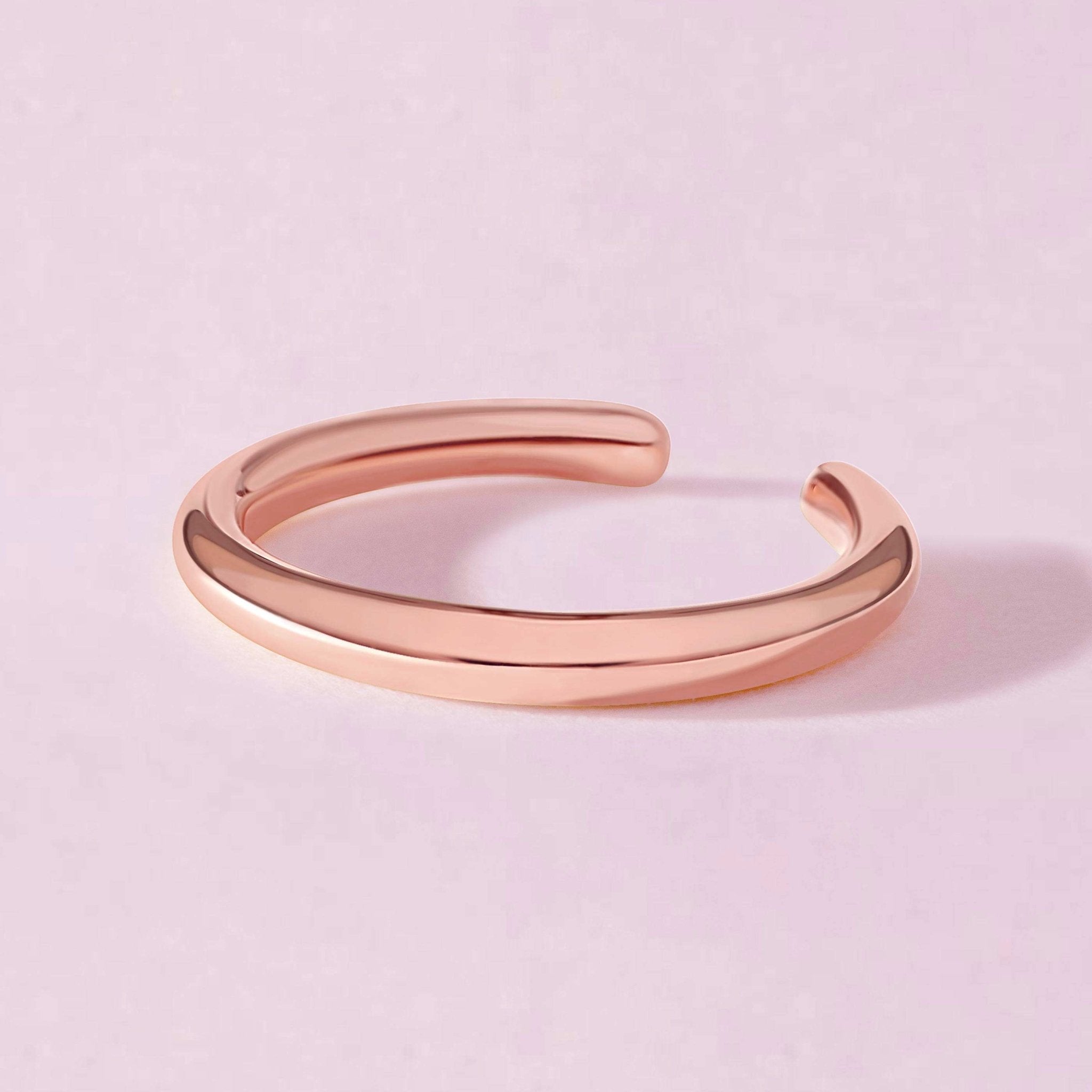 Slim Solid Gold Ear Cuff - Sparkle Society