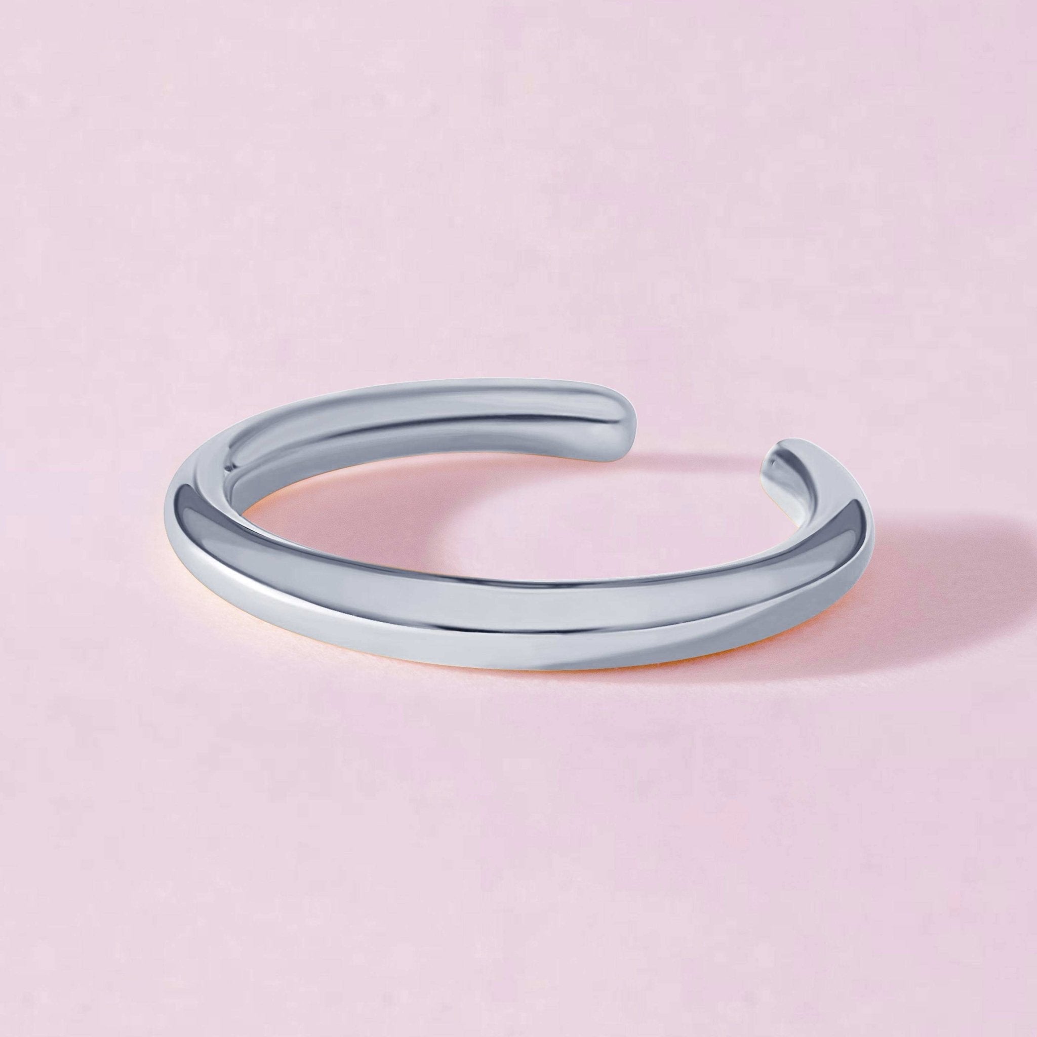 Slim Solid Gold Ear Cuff - Sparkle Society