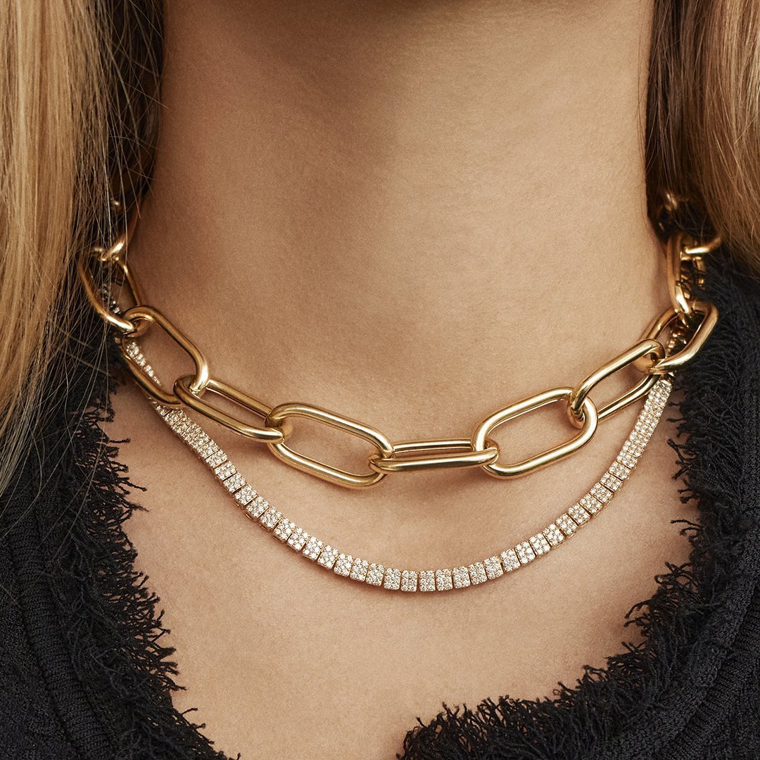 Large Links Chain Necklace - Sparkle Society