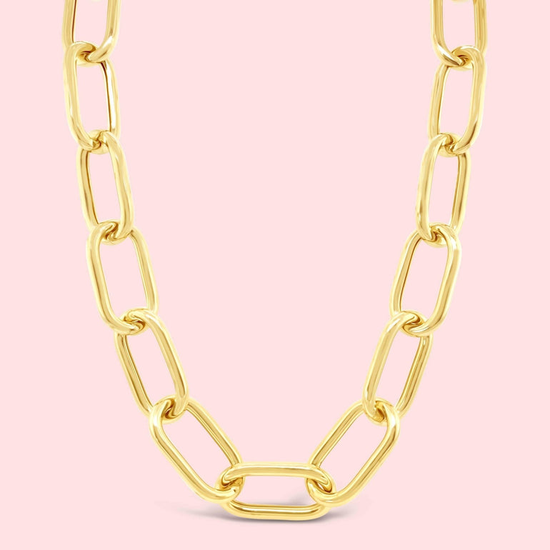Large Links Chain Necklace - Sparkle Society