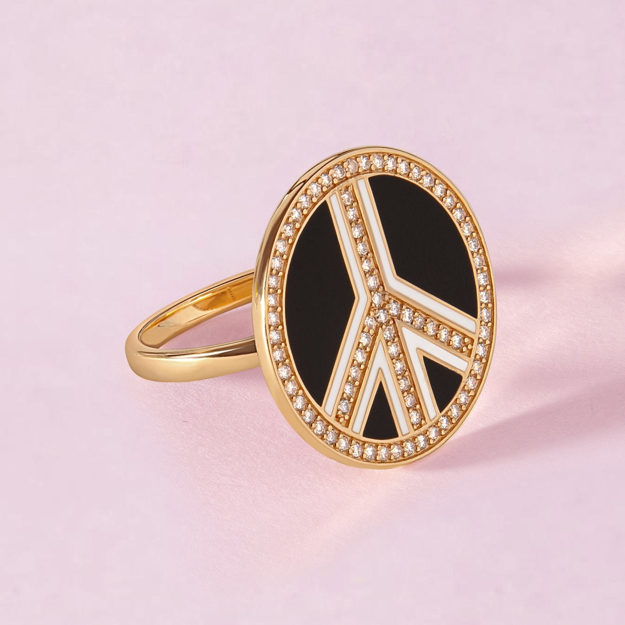 Peace Sign Ring - Sparkle Society