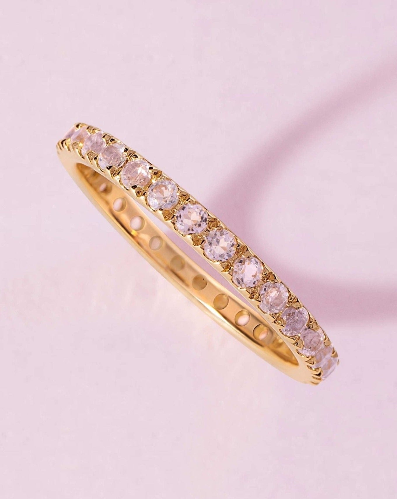 Perfect Gemstone Eternity Band Ring - Sparkle Society