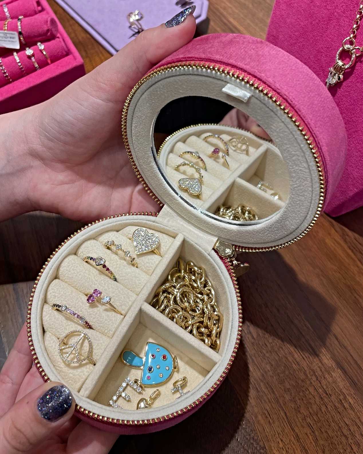 Round Jewelry Box - Sparkle Society