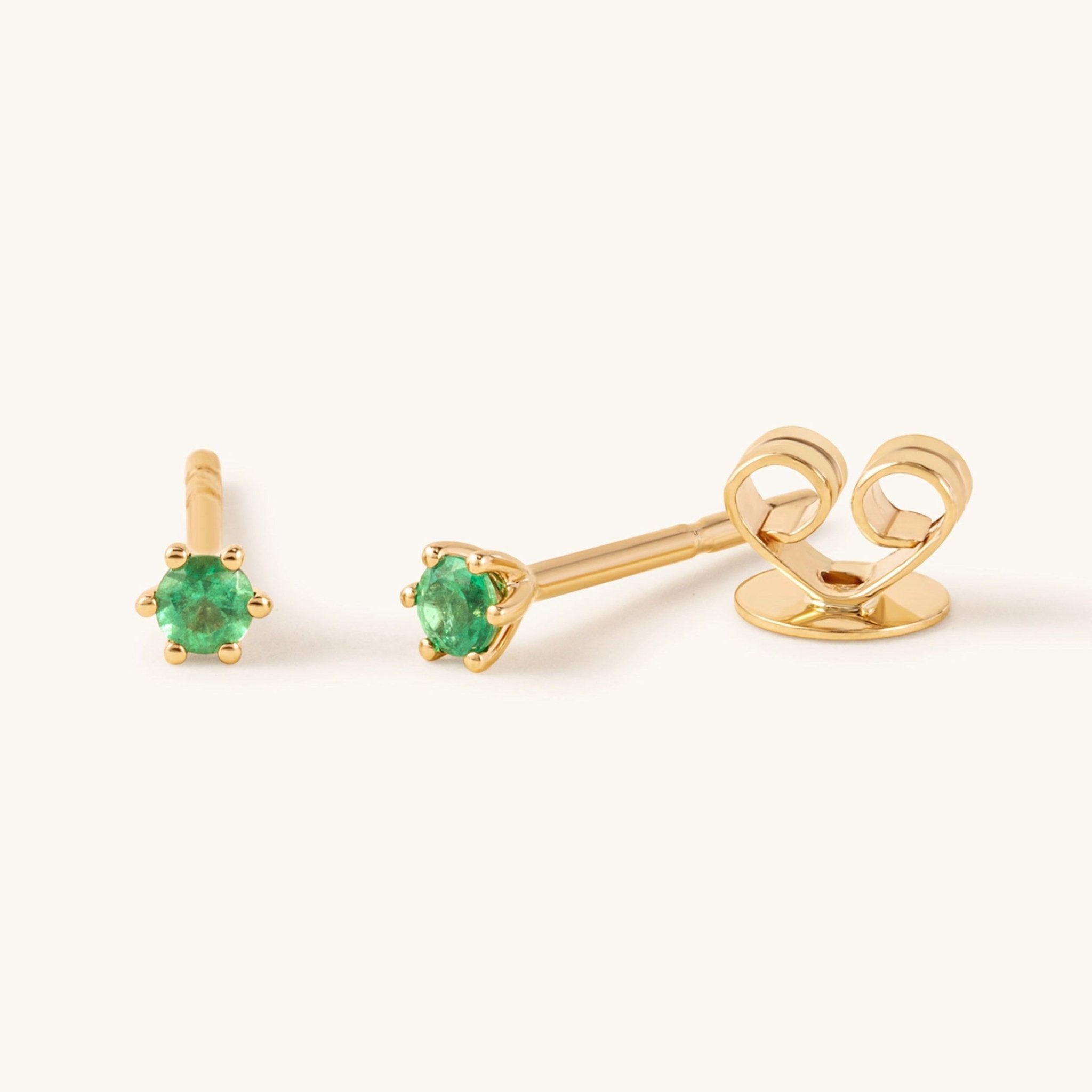 Single Gemstone Studs - Sparkle Society