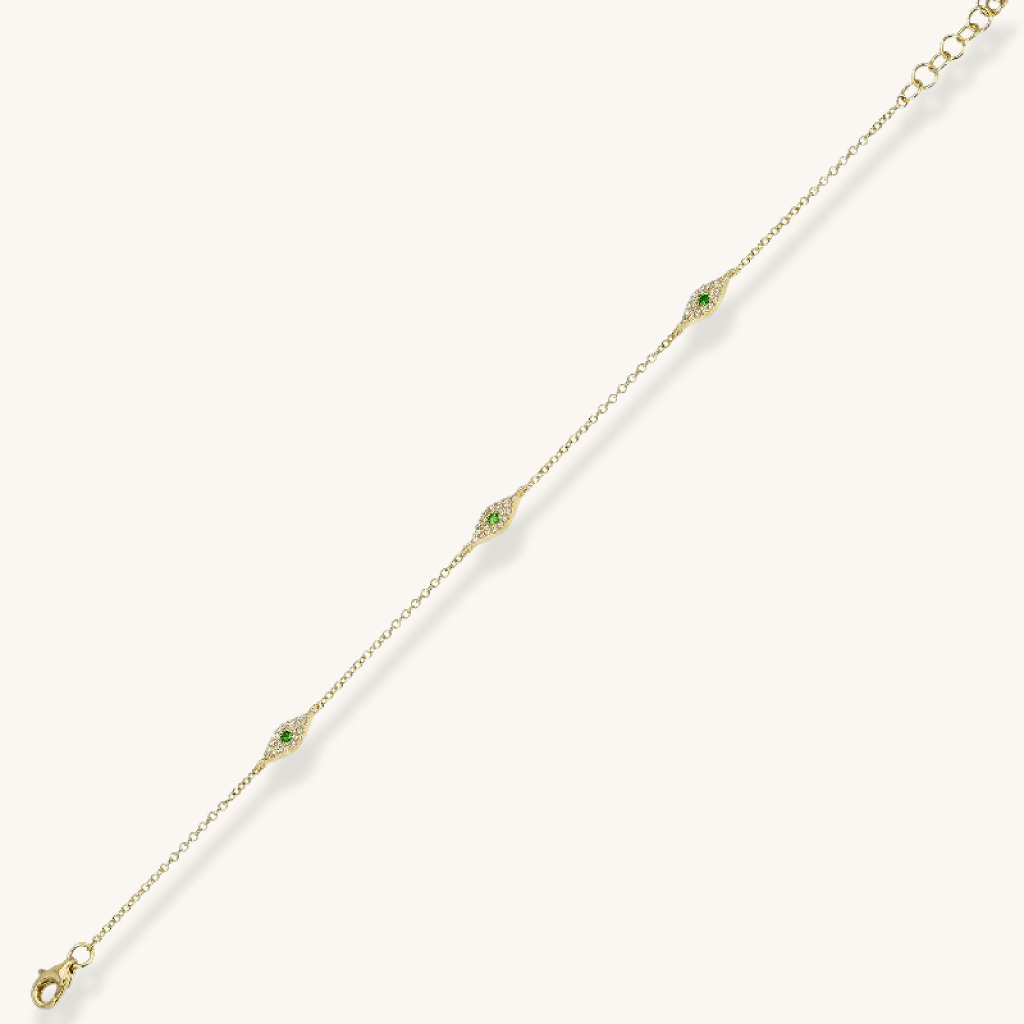 Triple Evil Eye Bracelet - Sparkle Society